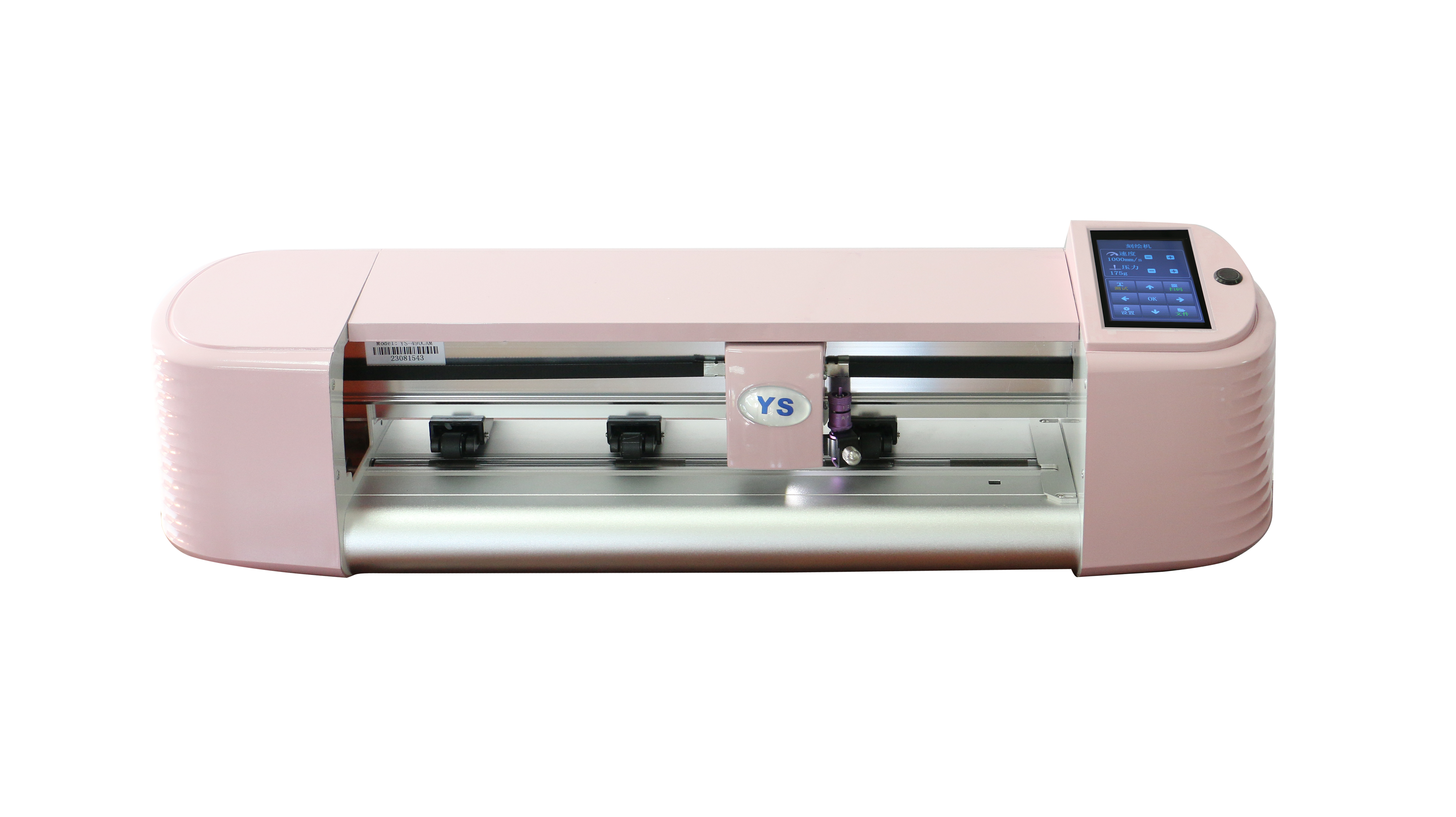 JINKA cutting plotter specifically use for crystal label with camera and big touchu screen(ys 490)